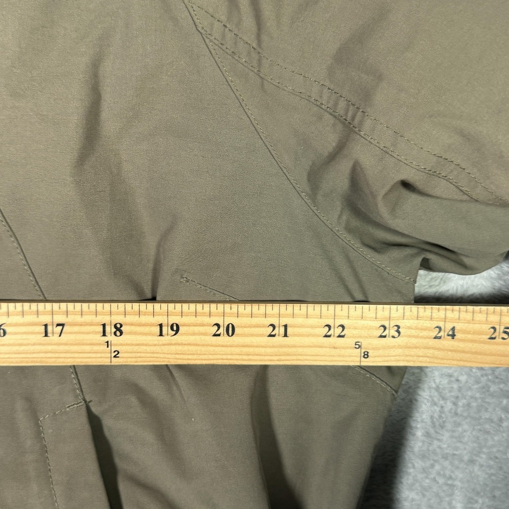 North Face Parka Coat Womens XL Brown 550 Down DryVent Fur Outer Buroughs - Picture 10 of 13